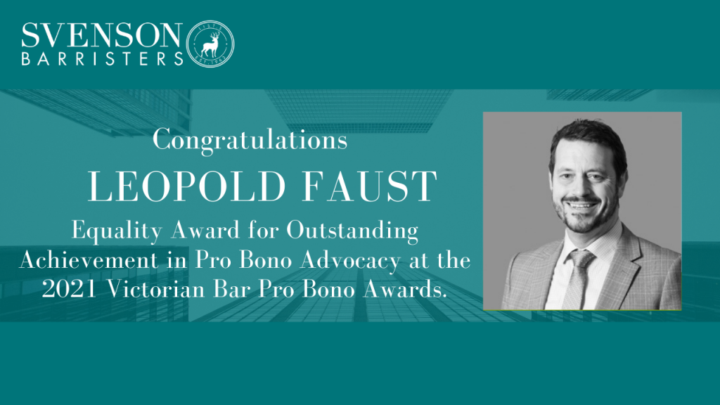 Congratulations Leo Faust!