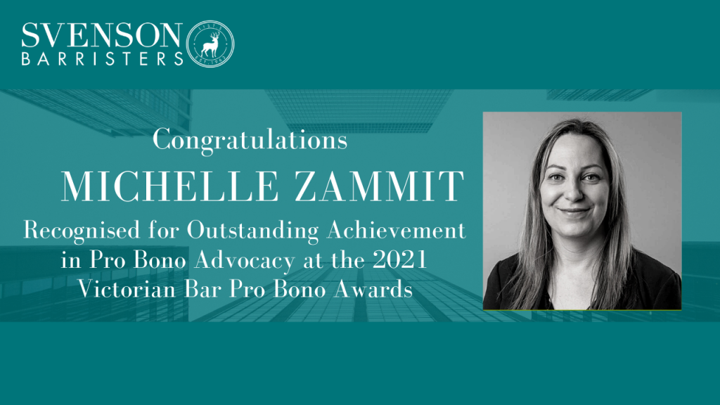 Congratulations Michelle Zammit!