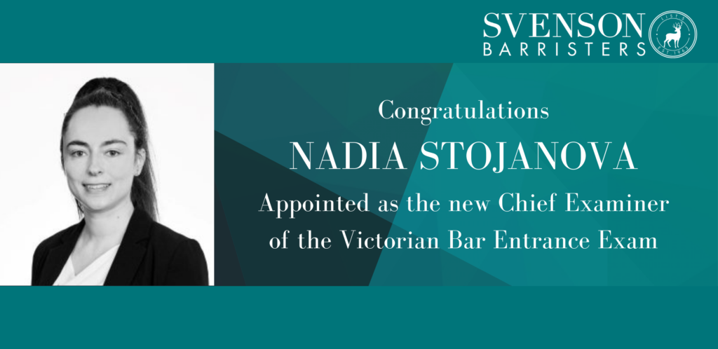 Congratulations Nadia Stojanova!