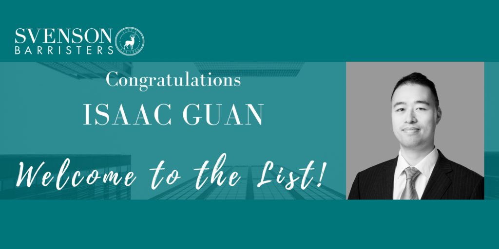 Congratulations Isaac Guan!