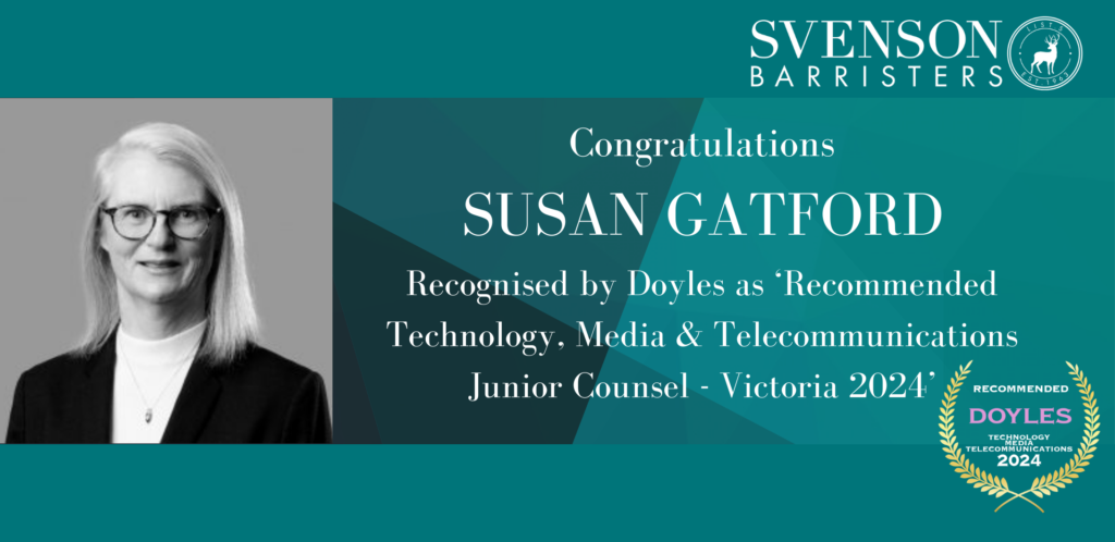 Congratulations Susan Gatford!