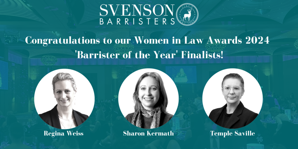 Congratulations to our Lawyers Weekly Women in Law Finalists!