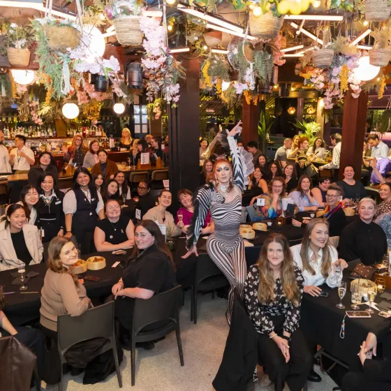 Svenson Barristers members and guests gathered at a community dinner in Melbourne